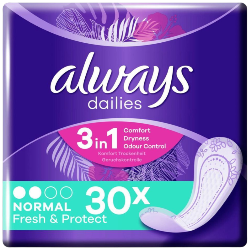 Inlegkruisjes fresh&protect normal superpack 30st
