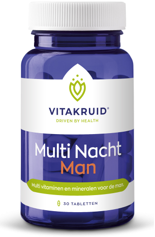 Vitakruid Multi Nacht Man 30 tabletten