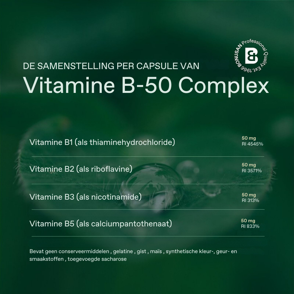Bonusan Vitamine B-50 Complex 200 Capsules