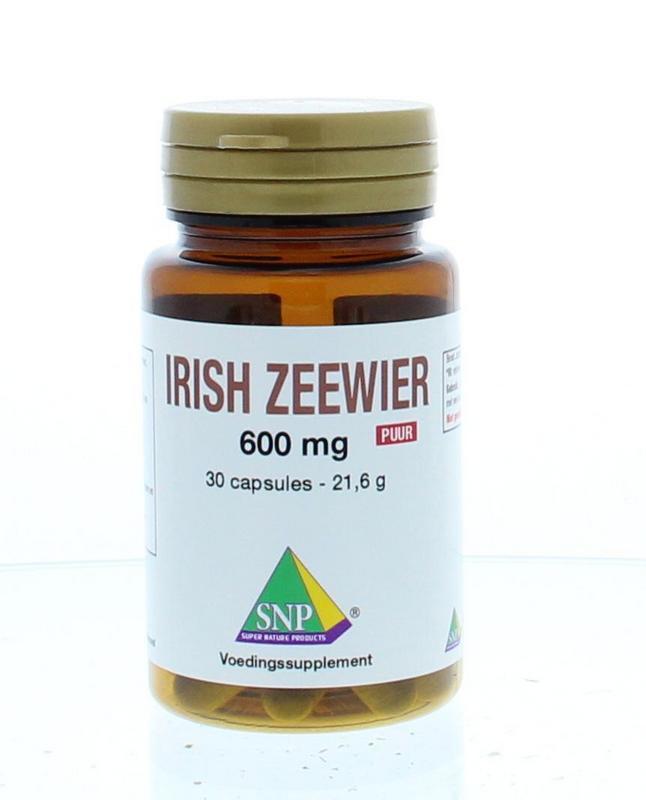 Irish zeewier 600 mg puur 30 Capsules