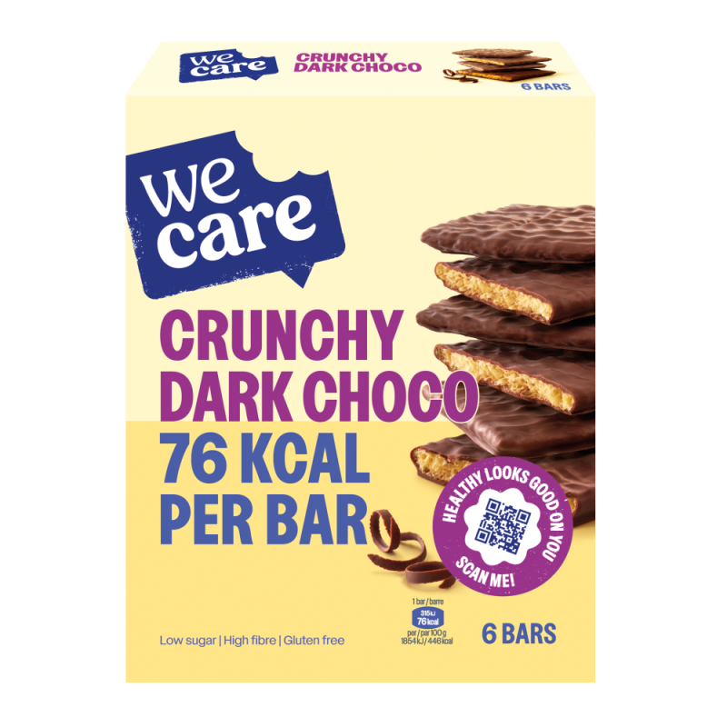 Bars Crunchy Dark Choco 102gr