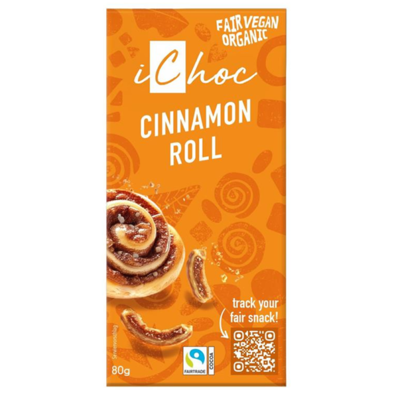 Cinnamon roll vegan bio 80 gram