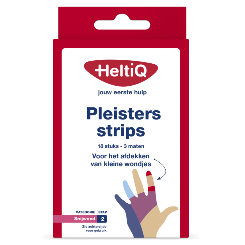 Pleisterstrips 3 maten 18 Stuks
