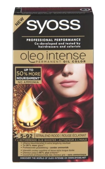 Oleo Intense 5-92 Stralend Rood 1 stuk