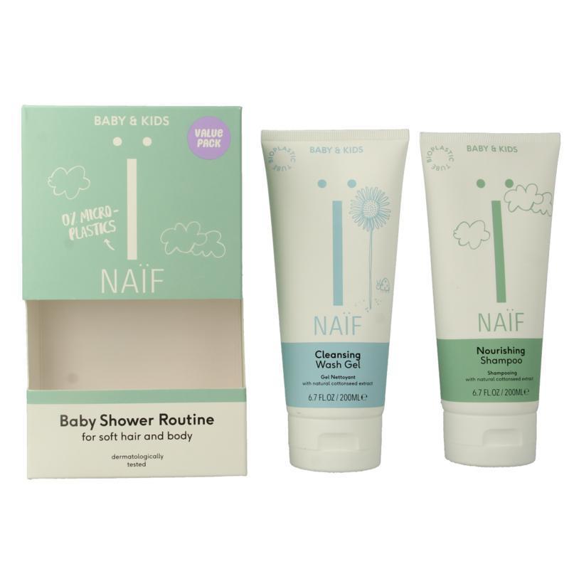 Naif Baby & kids shampoo & wasgel duo 2 Stuks