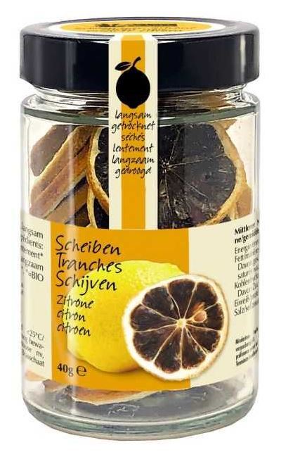 Zwarte Citroen Schijfjes 40g
