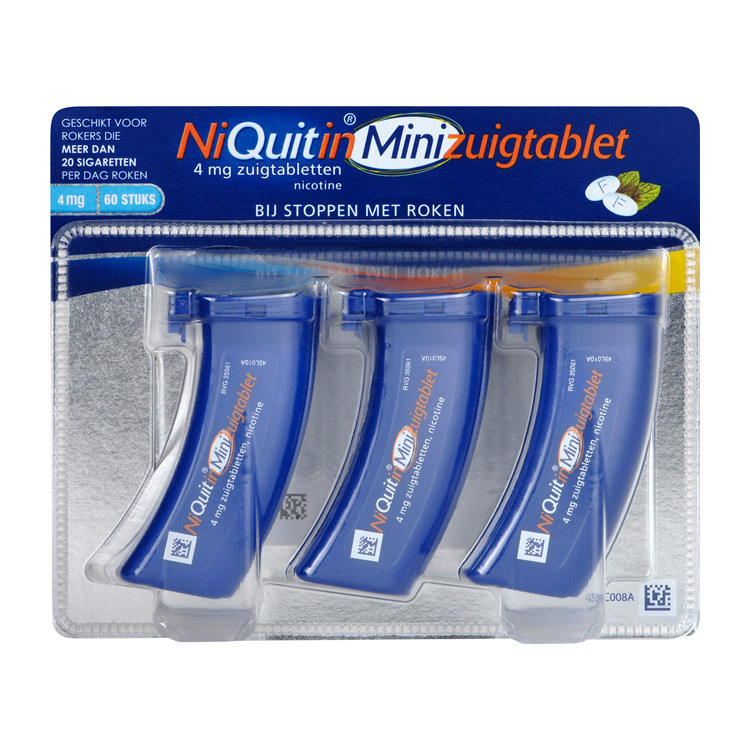 Mini Zuigtabletten 4mg 60 stuks