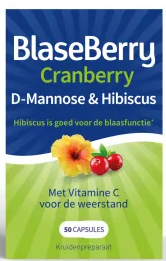 Cranberry, D-mannose & Hibiscus 50 Capsules
