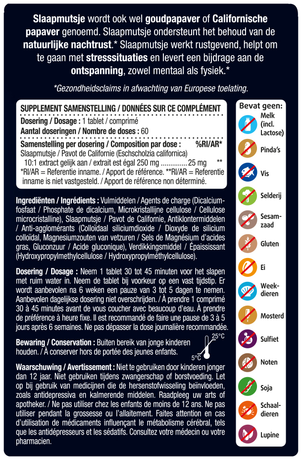Lucovitaal Slaapmutsje 60 Tabletten