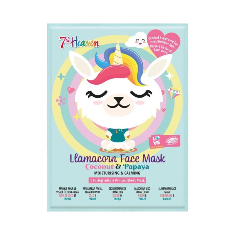 7th Heaven Mask Llamacorn Coconut & Papaya 1 Stuks 1stuks