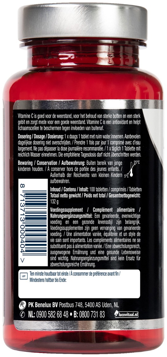 Lucovitaal Super Vitamine C 1000 mg 100 tabletten