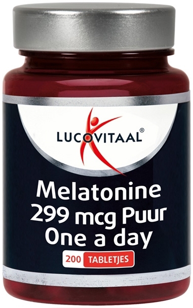 Lucovitaal Melatonine Puur 299 MCG 200 Tabletten