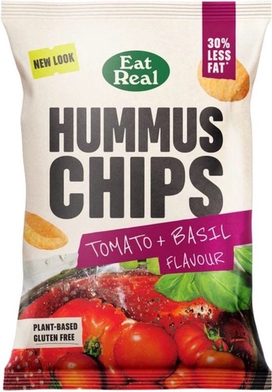 Tomato & Basil Hummus Chips 110 Gram