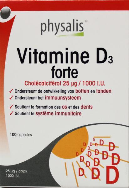 Vitamine D3 Forte 100 capsules