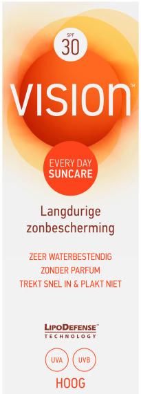 Vision Zonnebrand Every Day Sun Protection SPF30 180 ML