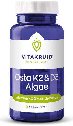 Vitakruid Osta k2 & d3 algae 90 tabletten