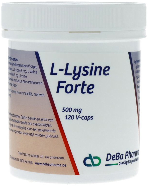 Deba Pharma L-Lysine-Forte 120 vegan capsules
