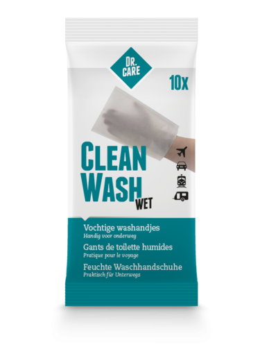 Clean Wash Vochtige Washandjes 10 Stuks