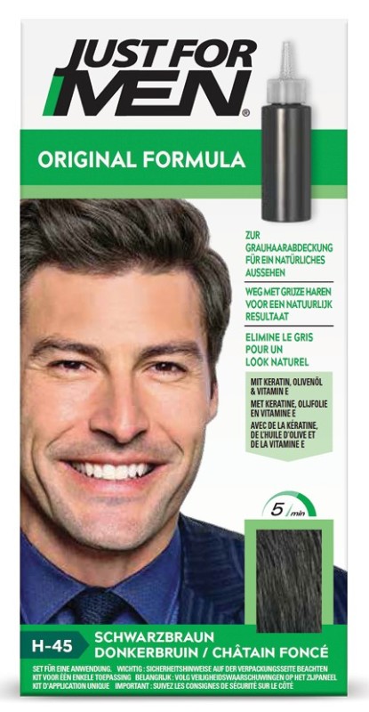 Haarkleuring Donkerbruin H45 1 Set