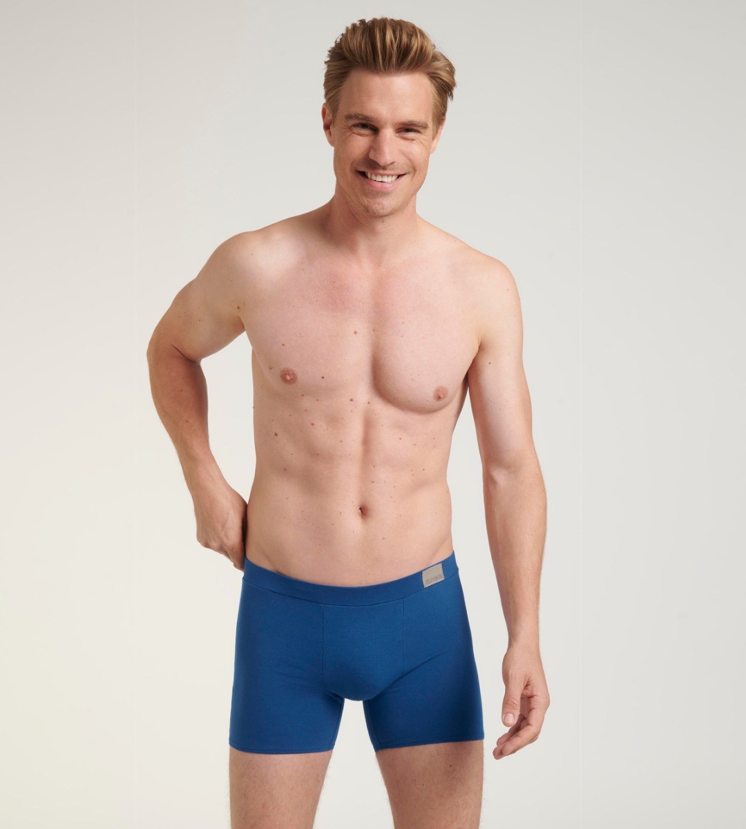 Sloggi MEN Go Natural Heren Short 2-Pack Blauw