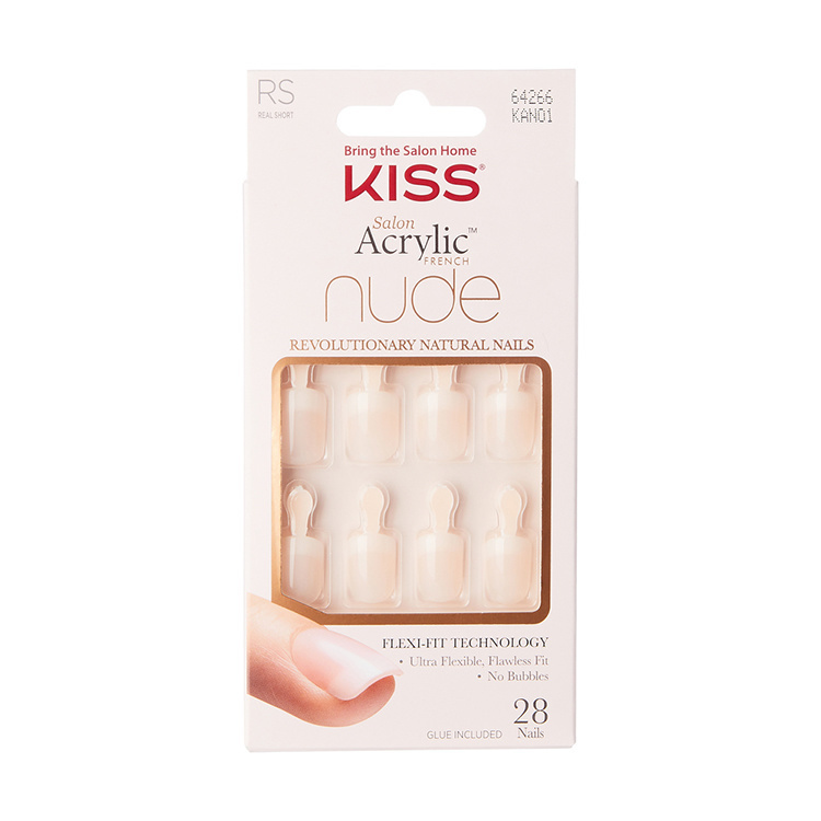French Nude Acrylic Nails Breathtaking 1 Set