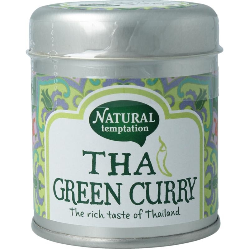 Thai green curry blikje bio 35g