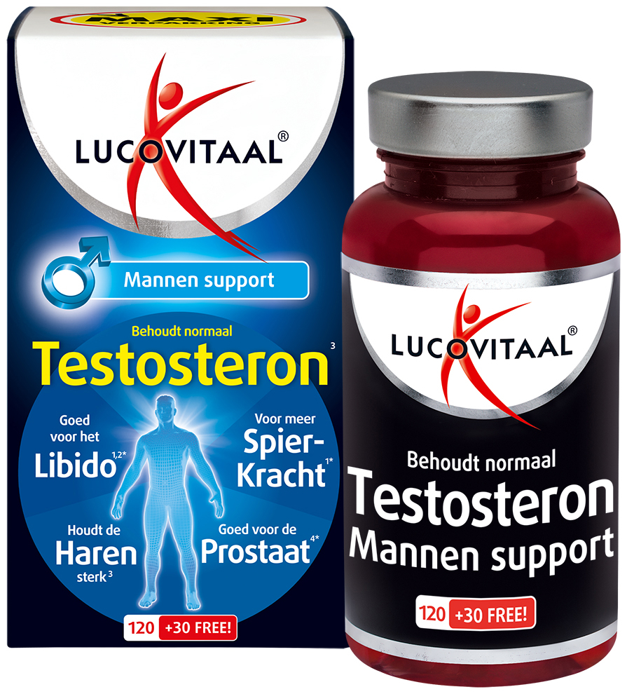 Lucovitaal Testosteron Mannen Support 150 Tabletten