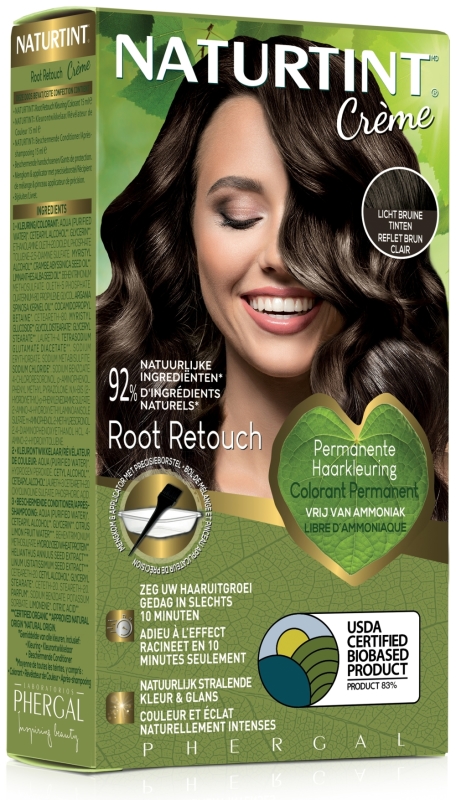 Haarkleuring Root Retouch Lichtbruine Tinten 45 ML