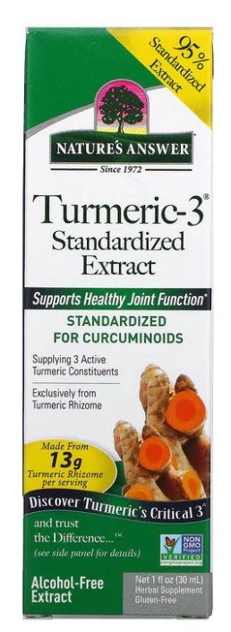 Turmeric-3 Curcuma extract alcoholvrij 30ML