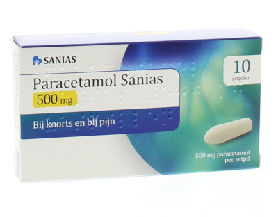 Paracetamol 500 mg 10zp
