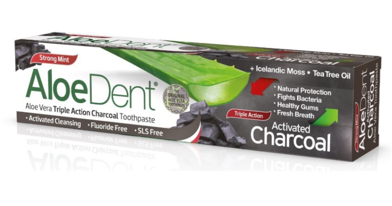 Aloe Vera Tandpasta Action Charcoal 100ml