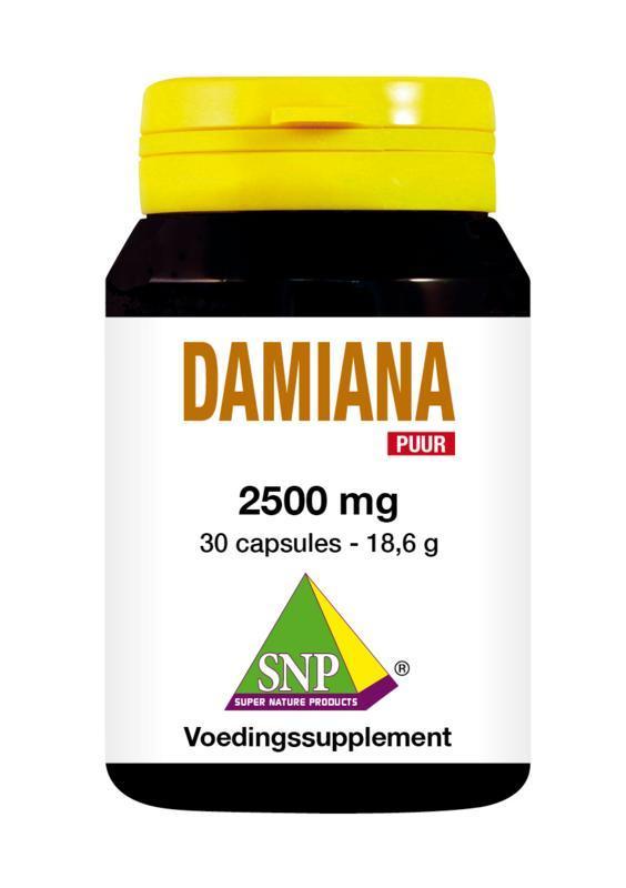 Damiana extract 2500 mg puur 30 Capsules