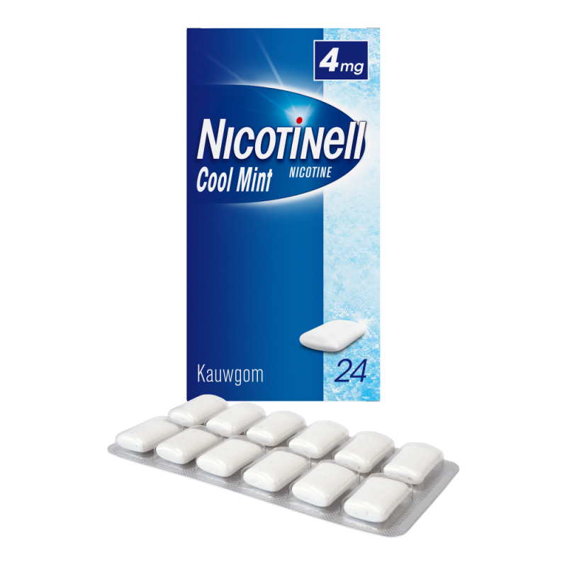 Kauwgom Cool Mint 4 MG 24 Stuks