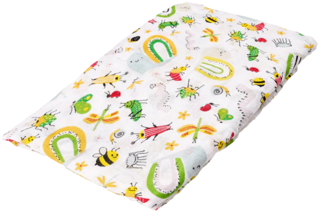 HappyBear Hydrofiele Doek Bugs 1 stuk