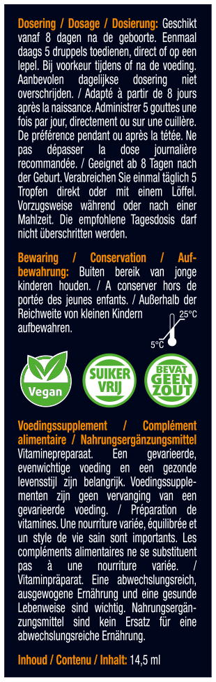Lucovitaal K1 & D3 Vitamine Druppels Baby 14,5 ML