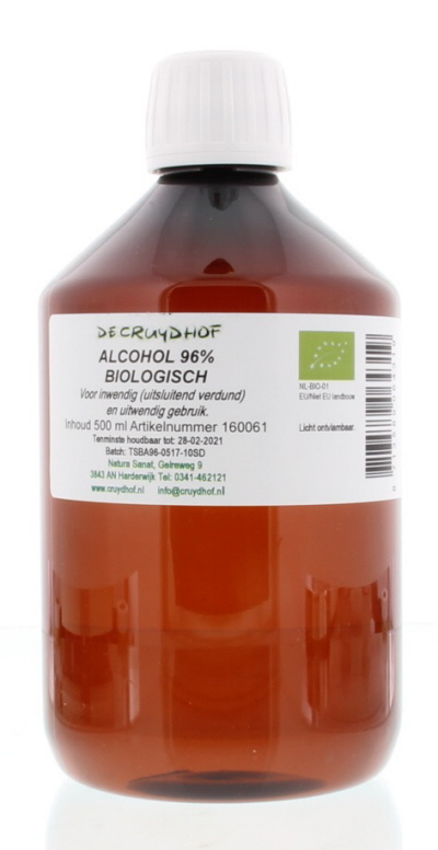 Natura Sanat Alcohol 96% inwendig & uitwendig 500ml