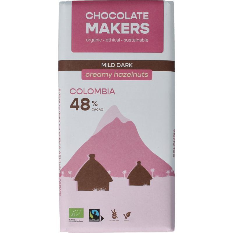 Colombia dark hazelnut creme 48% bio 80g