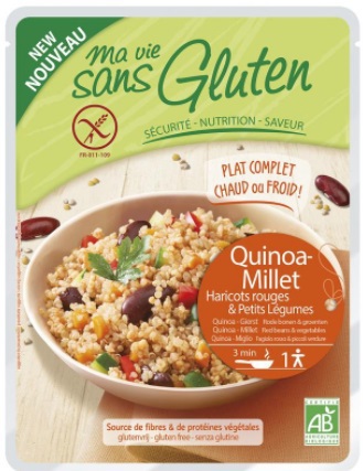 Quinoa Gierst Rode Boon Groente 220 Gram