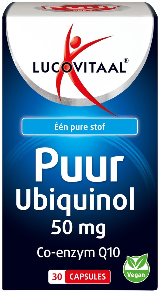 Lucovitaal Puur Ubiquinol 50 mg 30 Capsules
