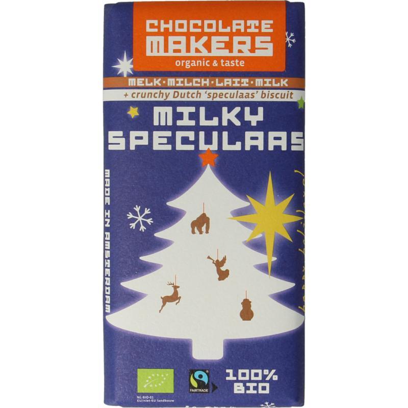 Kerstreep milky speculaas 80g