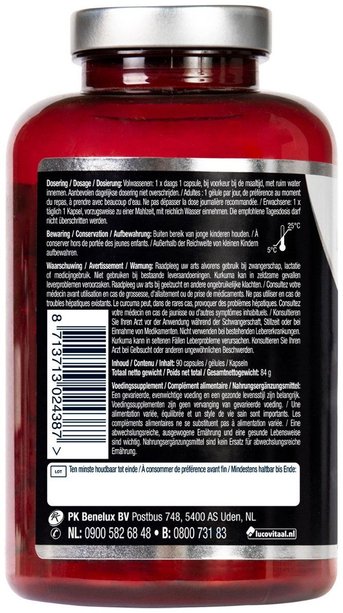 Lucovitaal Super Kurkuma 90 Capsules