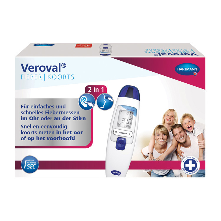 Veroval Koortsthermometer DS22 Infrarood 1st