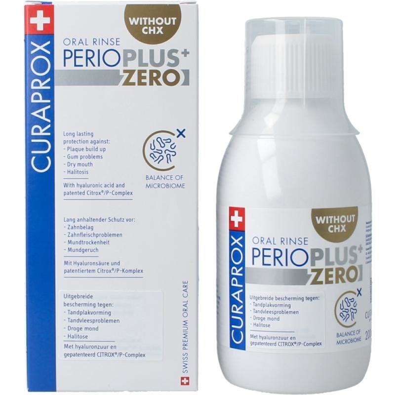 Perio plus+ zero CHX 0.00 mondspoeling 200ml