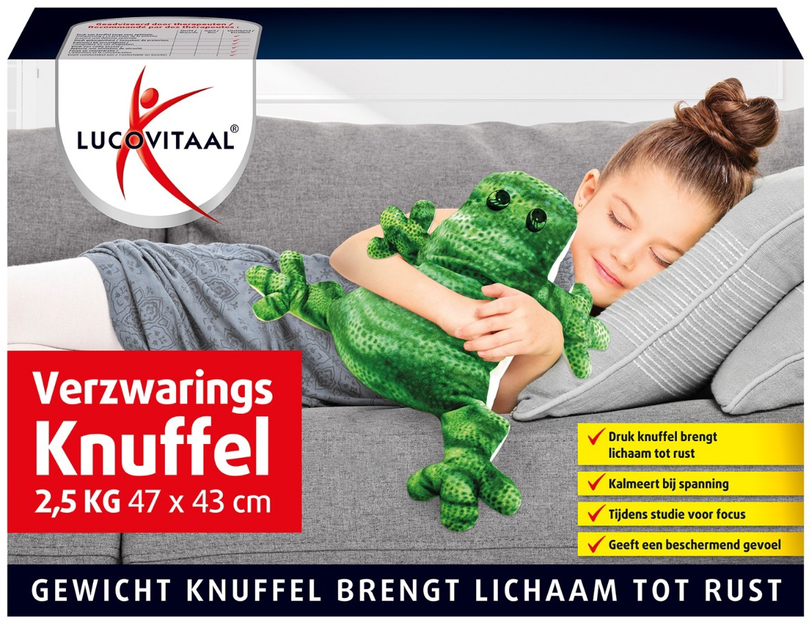 Lucovitaal Verzwaringsknuffel 1 stuk