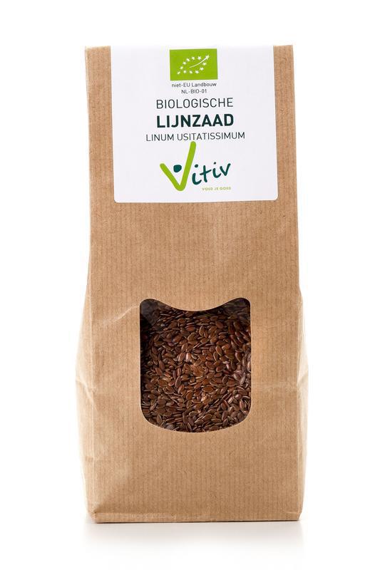 Vitiv Lijnzaad Heel 500g