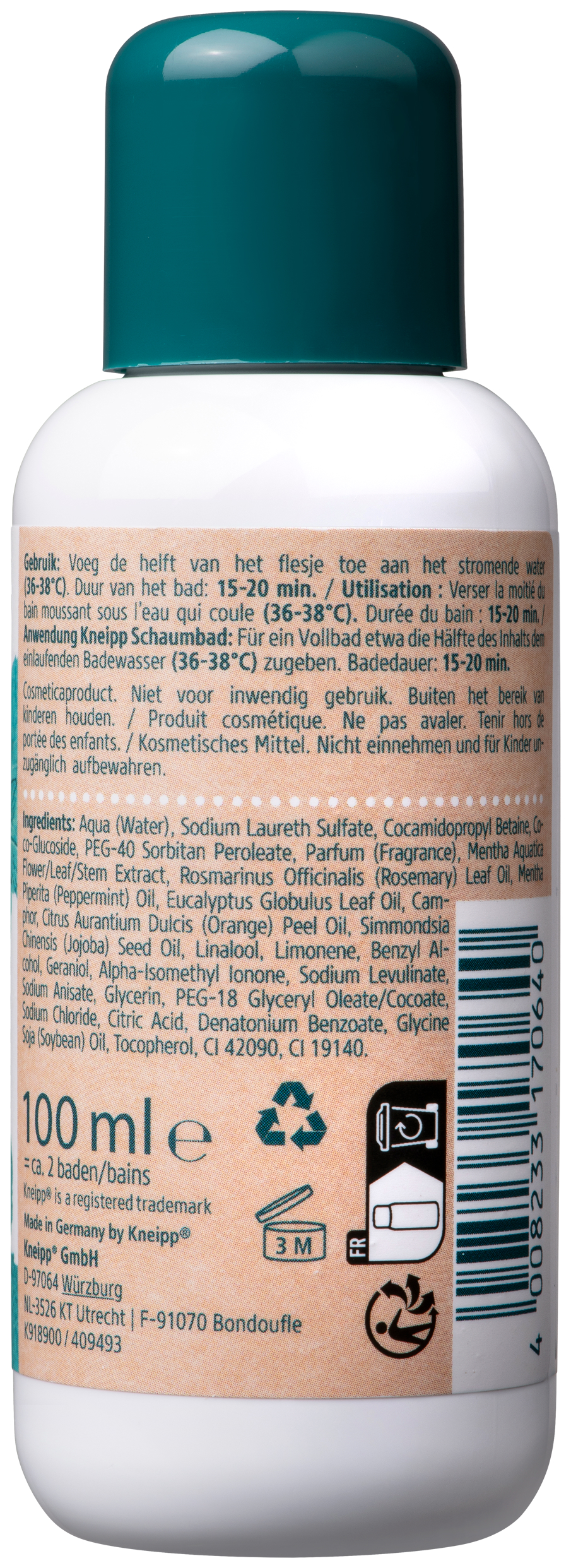 Kneipp Goodbye Stress Badschuim 100 ML