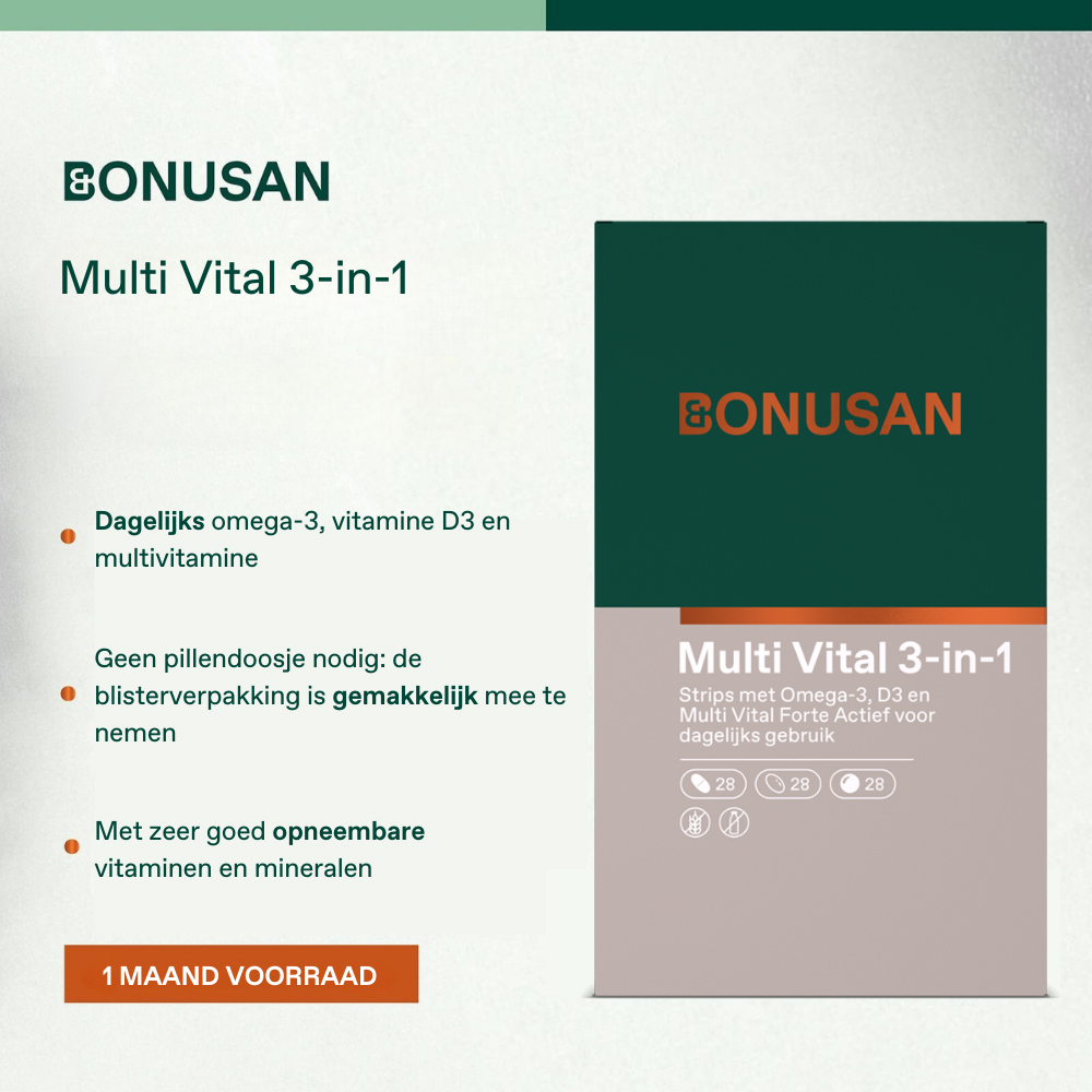 Bonusan Multi Vital 3-in-1 84 Stuks