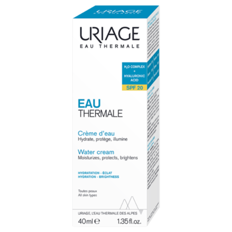 Eau Thermale Hydraterende Water Crème SPF20 40ml