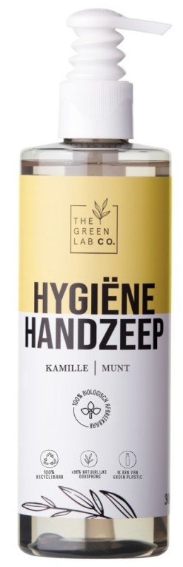 The Green Lab Co Handzeep Vloeibaar Kamille & Munt met pomp 300ml