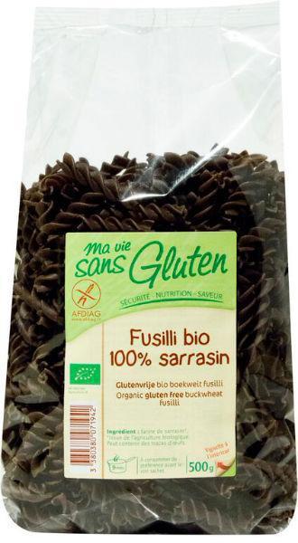 Fusilli boekweit bio - glutenvrij 500g